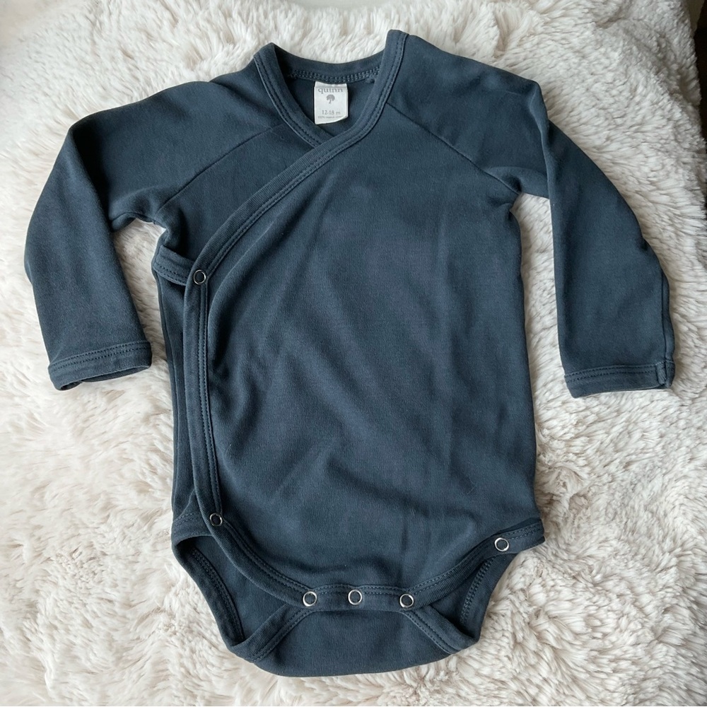 Kate Quinn Organic Cotton 12-18 mos Onesie kimono